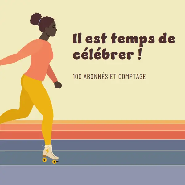 Continuez à rouler orange vintage-retro