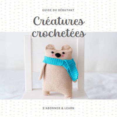 Guide du débutant au crochet white organic-simple