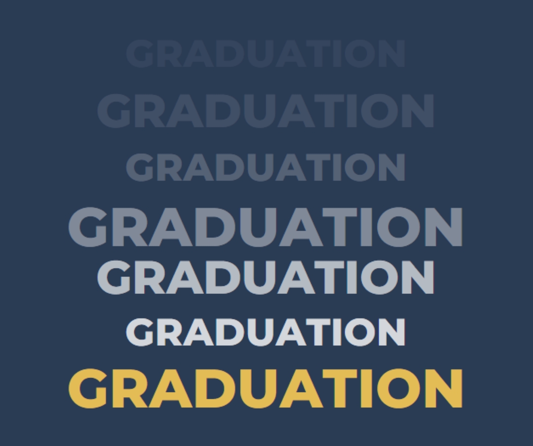Beaucoup de graduations blue modern-bold