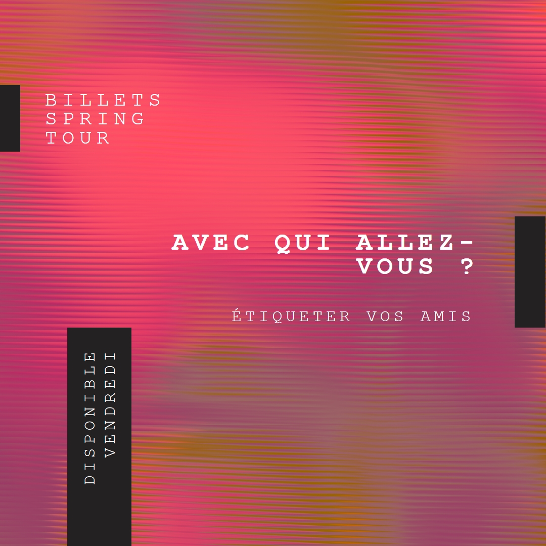 Lumières de concert pink modern-bold