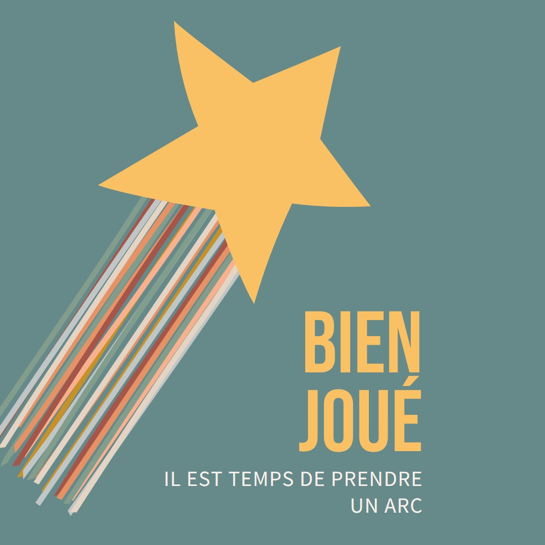 Le temps de prendre un arc green modern-simple