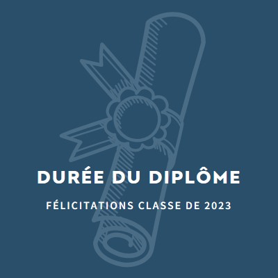 Votre diplôme blue modern-simple