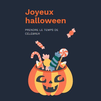 Avoir un doux Halloween black whimsical-line