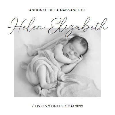 Dormir comme un bébé gray modern-simple