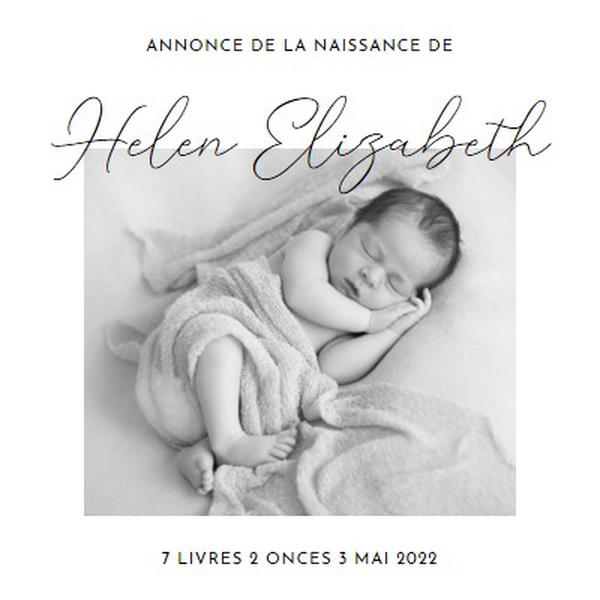 Dormir comme un bébé gray modern-simple