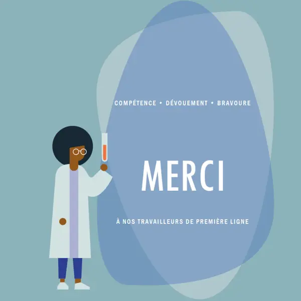 Soyez la solution blue modern-bold