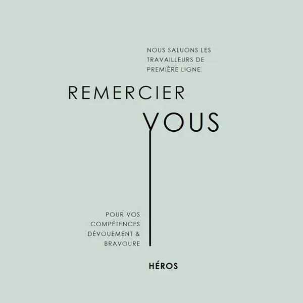 Nous vous saluons gray modern-simple