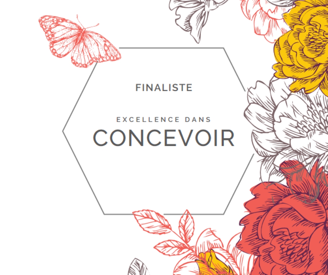 Excellence du design white vintage-botanical