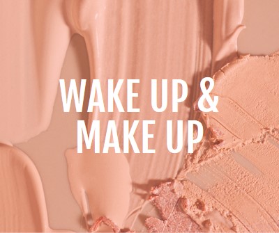 Réveil & maquillage pink modern-simple