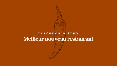 Nous sommes le meilleur nouveau restaurant red modern-simple