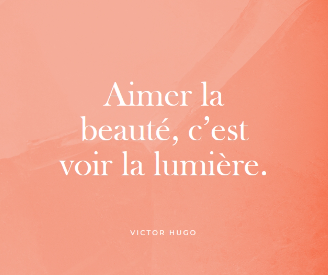 Amour, beauté et lumière pink modern-simple
