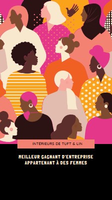 Meilleure entreprise appartenant à des femmes black modern-bold