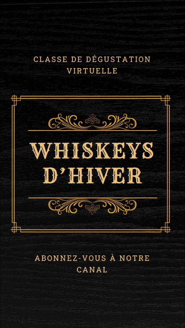 Whiskeys d’hiver black vintage-retro