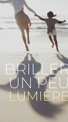 Briller un peu de lumière gray modern-simple