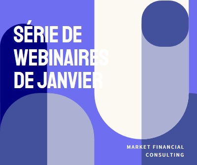 Série de webinaires de janvier blue modern-bold