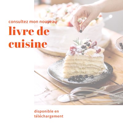 Consultez mon livre de recettes white modern-simple