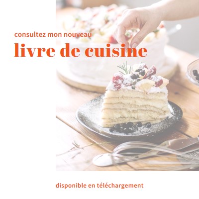 Consultez mon livre de recettes white modern-simple