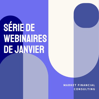 Série de webinaires de janvier blue modern-bold