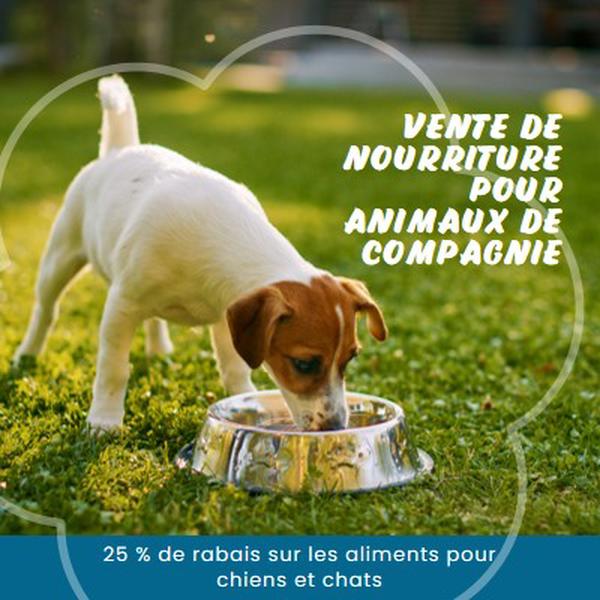 Vente de nourriture pour animaux de compagnie green organic-simple