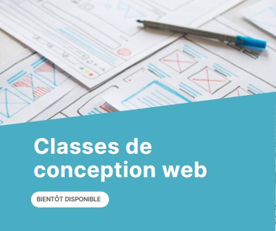 Classes de conception web blue modern-simple