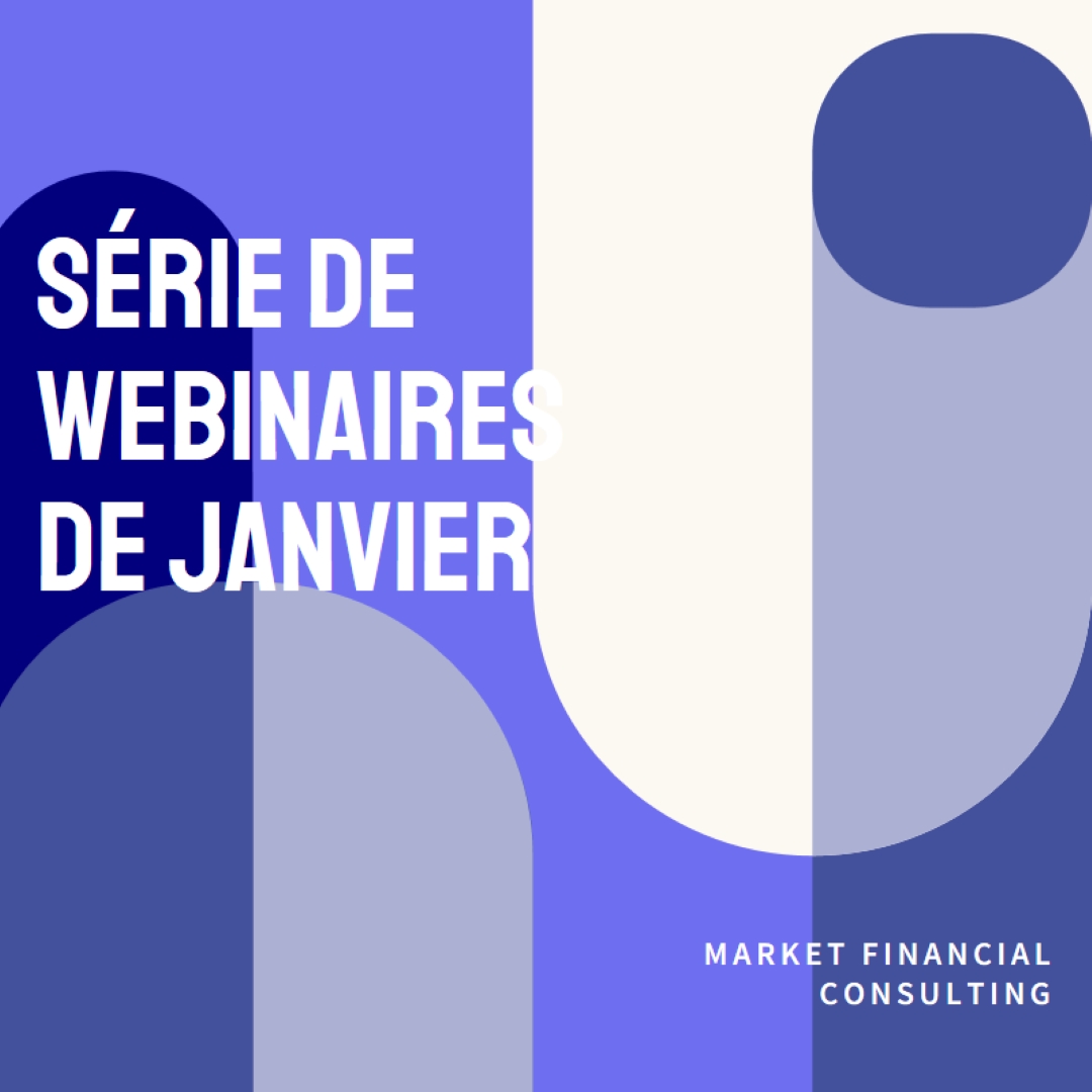 Série de webinaires de janvier blue modern-bold