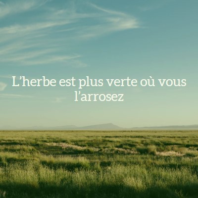Une meilleure nature blue modern-simple