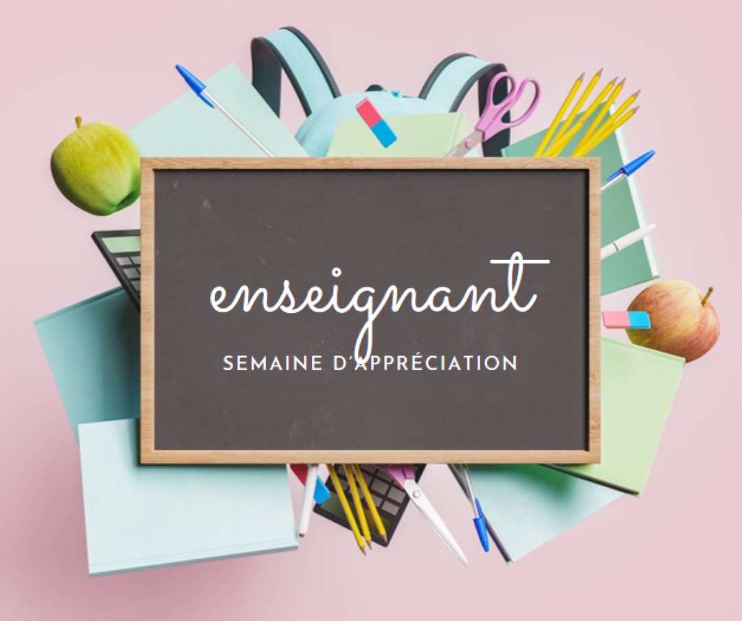 L’appréciation des enseignants pink modern-simple