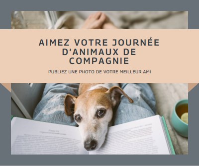 Votre meilleur copain gray modern-simple