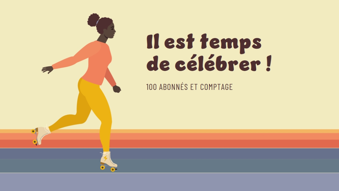 Continuez à rouler orange vintage-retro