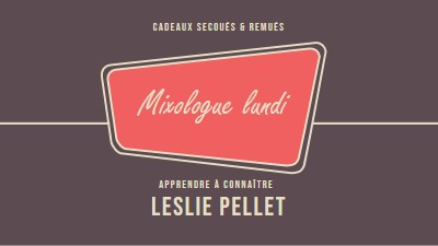 Mixologie du milieu du siècle purple vintage-retro