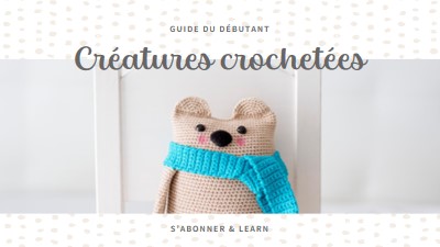 Guide du débutant au crochet white organic-simple