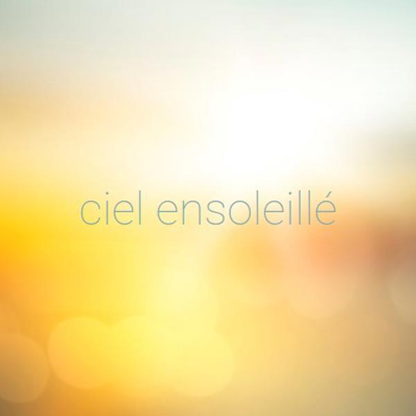 Ciel ensoleillé yellow modern-simple