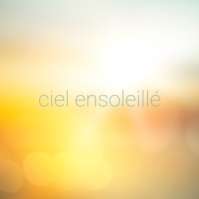 Ciel ensoleillé yellow modern-simple