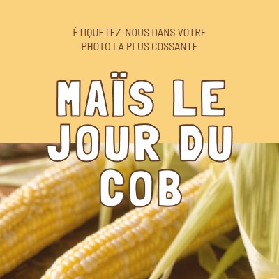 L’escouade cob yellow modern-simple