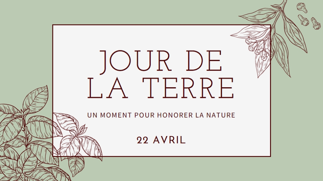 Tu veux dire le monde pour moi green vintage-botanical