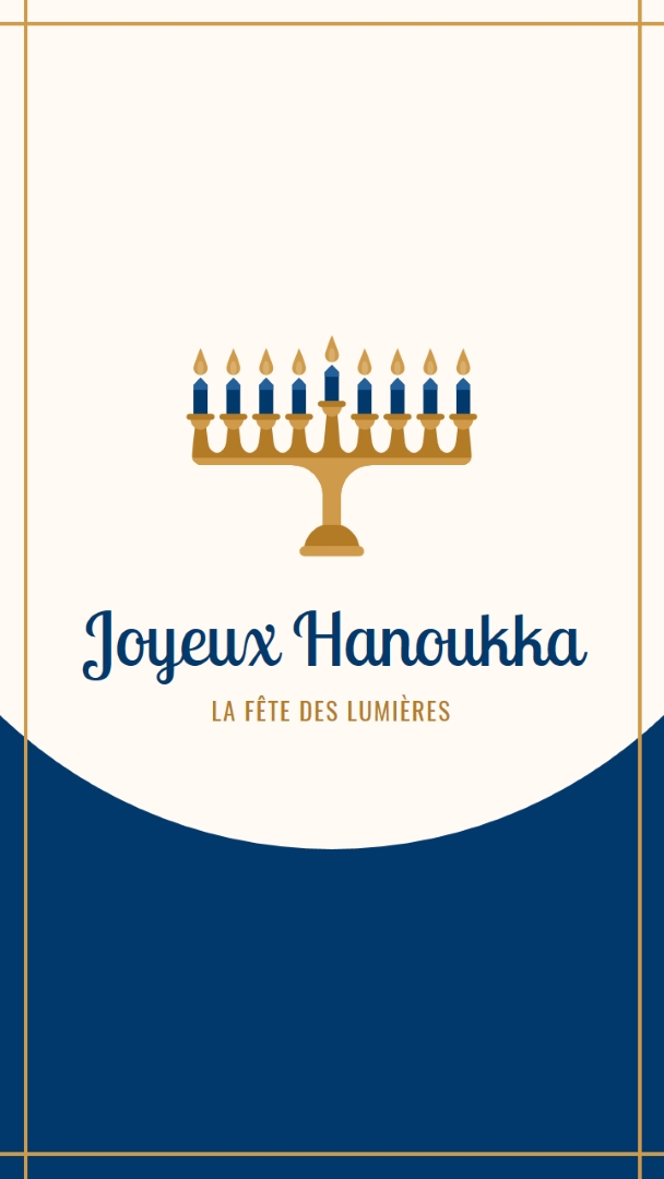 Aura de Menorah white modern-color-block
