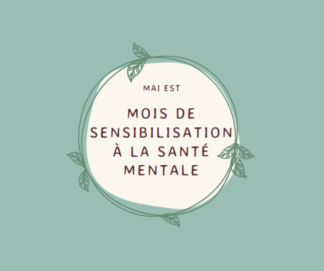 Honorer la sensibilisation à la santé mentale green organic-simple