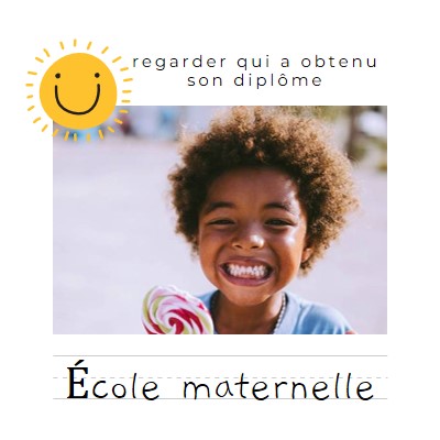 Sourires ensoleillés white modern-simple