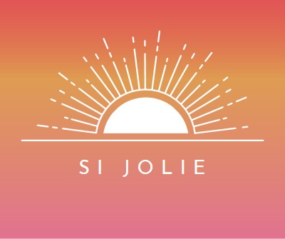 Tellement joli comme un coucher de soleil red organic-boho