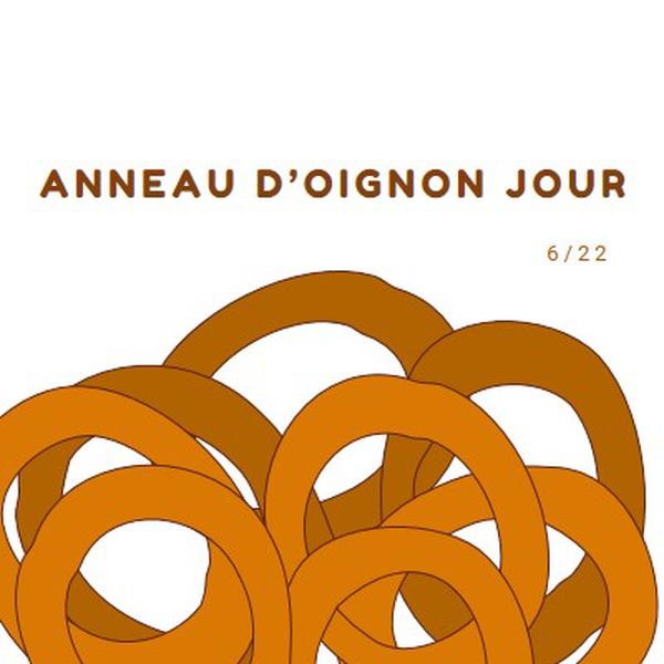 Anneaux par dizaines orange whimsical-line