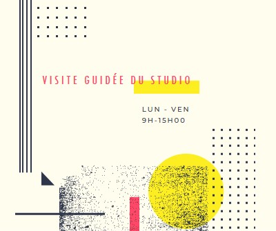 Audience de Studio yellow modern-geometric-&-linear