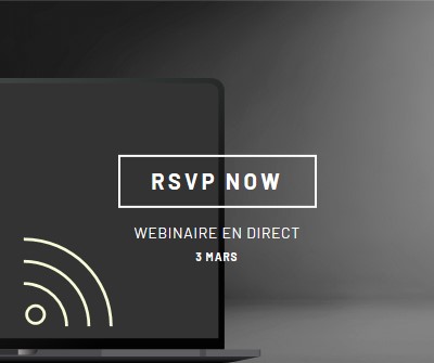 Étoile du webinaire black modern-simple