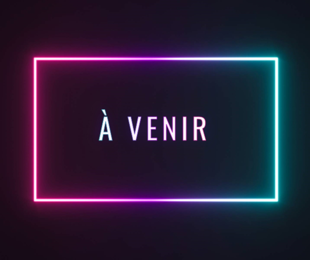 À venir black modern-bold