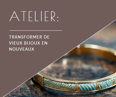 Atelier bijoux brown organic-simple