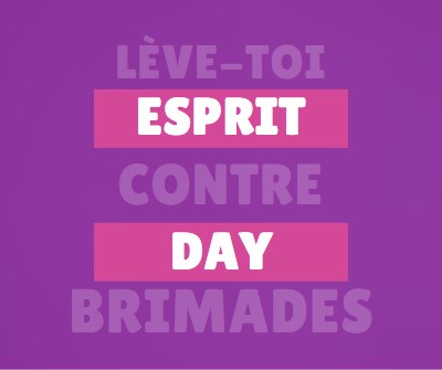 Se lever contre l’intimidation purple modern-bold