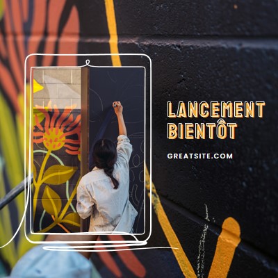 Bientôt disponible black whimsical-line