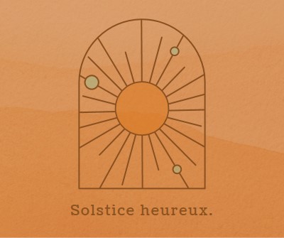 Bon pour le solstice orange organic-boho