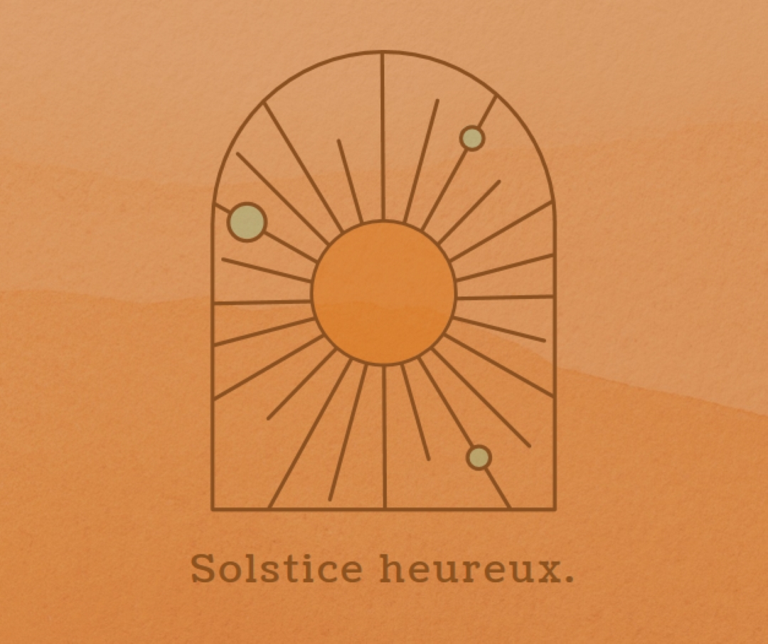 Bon pour le solstice orange organic-boho