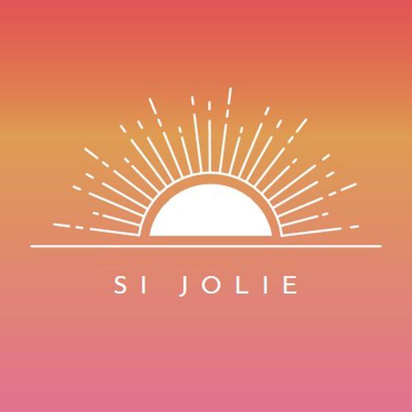 Tellement joli comme un coucher de soleil red organic-boho