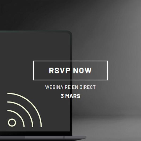 Étoile du webinaire black modern-simple